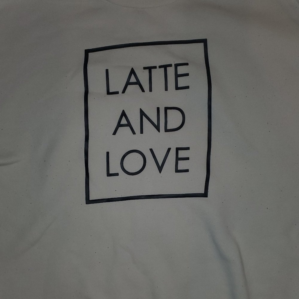 Latte & Love Sweatshirt || Small || Euc View 4